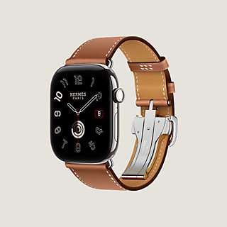 2507 Apple Watch エルメス　エベンヌ　ディプロイアント　バックル Apple Watch Hermès シンプルトゥール ディプロイアントバックル 46 mm