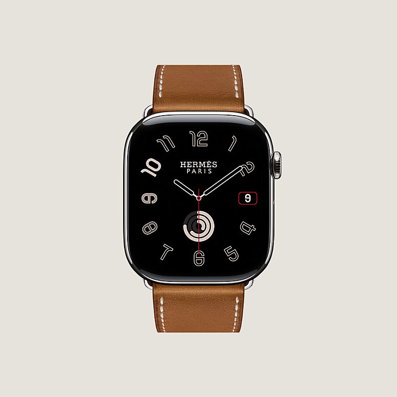 Apple Watch Hermès シンプルトゥール ディプロイアントバックル 46 mm | Hermès - エルメス-公式サイト