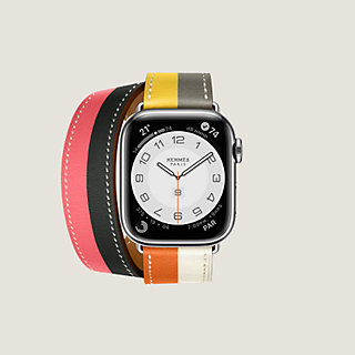 Apple Watch Hermès ドゥブルトゥール 41 mm カザック | Hermès 