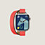 Apple Watch Hermès ドゥブルトゥール 《アトラージュ》 41 mm, イメージ: 正面から見たイメージ, front, ビュー4の4