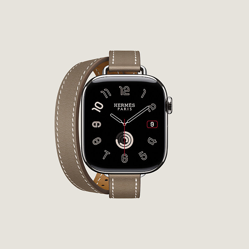 Apple Watch Hermès ドゥブルトゥール 《アトラージュ》 41 mm | Hermès - エルメス-公式サイト