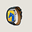 Apple Watch Hermès ドゥブルトゥール 《アトラージュ》 41 mm, イメージ: 正面から見たイメージ, front, ビュー3の4