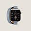 Apple Watch Hermès ドゥブルトゥール 《アトラージュ》 42&nbsp;mm, イメージ: 正面から見たイメージ, front, ビュー4の4