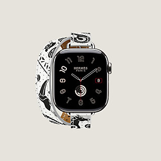 2871 ほぼ未使用　Apple Watchエルメス　オレンジ　ドゥブルトゥール apple-watch-hermes-ドゥブル