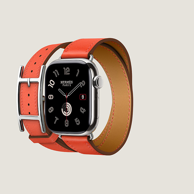 Apple Watch Hermès ドゥブルトゥール 《アピ》 42 mm | Hermès - エルメス-公式サイト