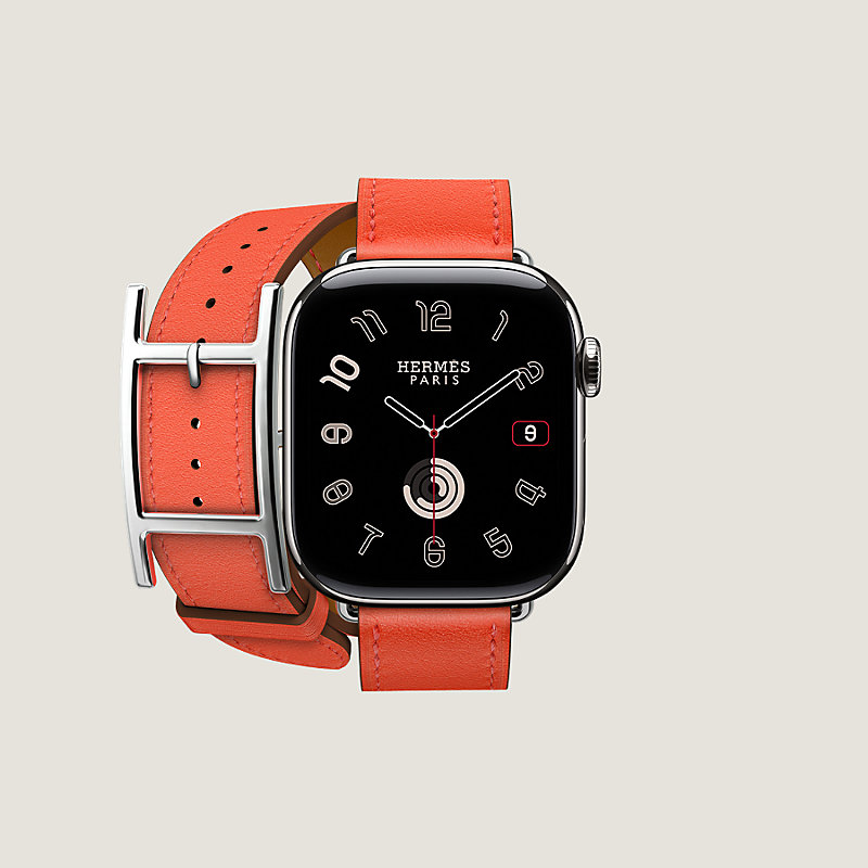 Apple Watch Hermès ドゥブルトゥール 《アピ》 42 mm | Hermès - エルメス-公式サイト