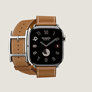 Apple Watch Hermès ドゥブルトゥール 《アピ》 46 mm | Hermès - エルメス-公式サイト