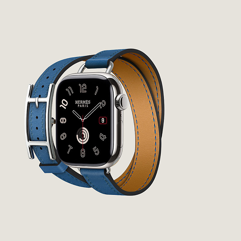 Apple Watch Hermès ドゥブルトゥール 《アピ/アトラージュ》 42 mm | Hermès - エルメス-公式サイト