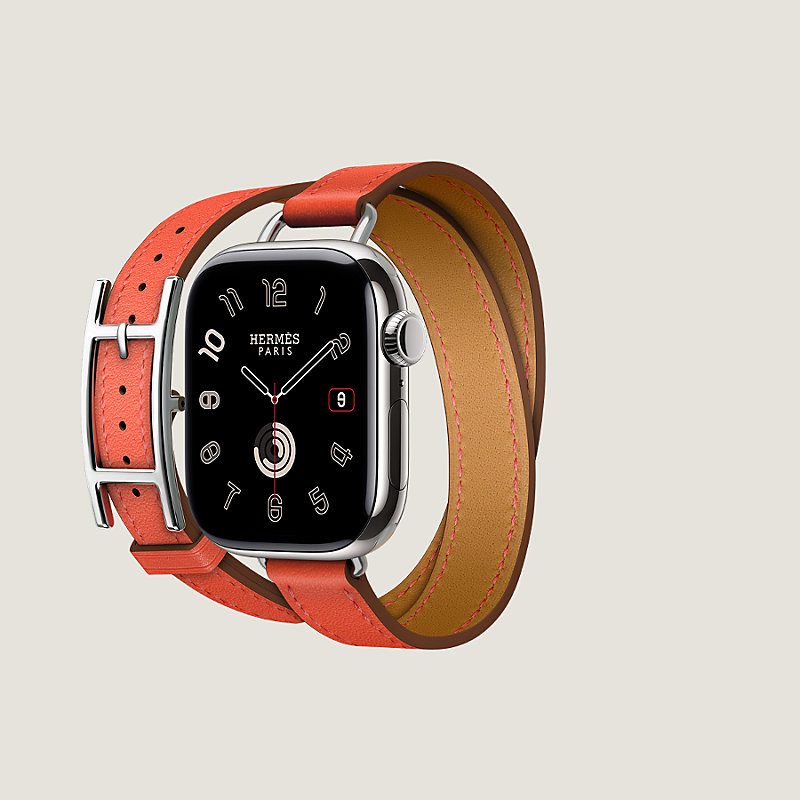 Apple Watch Hermès ドゥブルトゥール 《アピ/アトラージュ》 42 mm | Hermès - エルメス-公式サイト