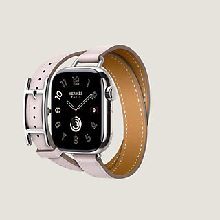 Apple Watch Hermès ドゥブルトゥール 《アピ》 46 mm | Hermès