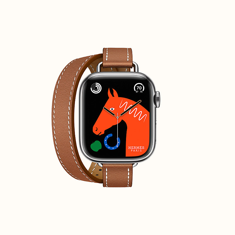 ２セット以上購入で、おまけ１本 【極美品】Apple Watch HERMES ドゥ