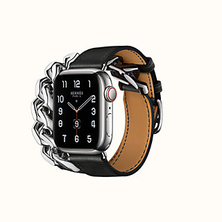 Apple Watch Hermèsグルメットメタル・ドゥブルトゥールレザー www