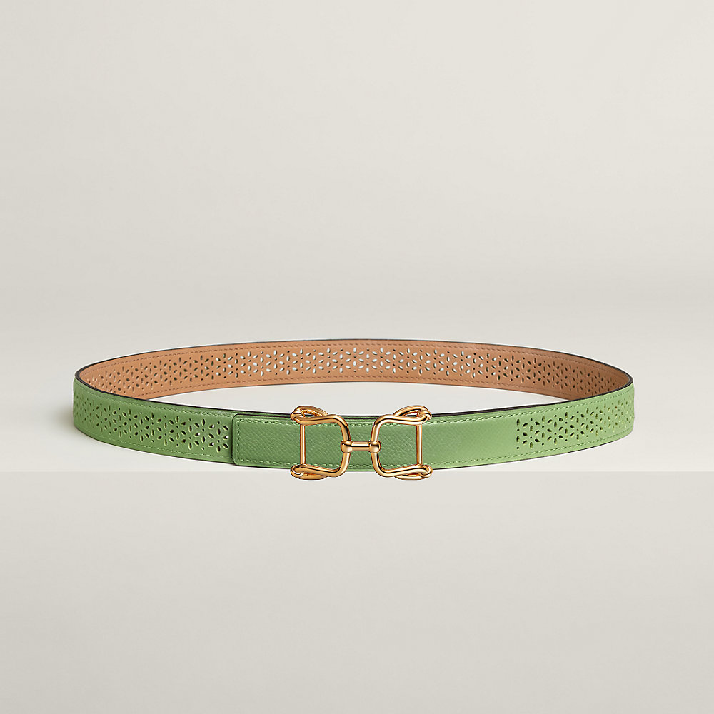 Arabesque belt buckle & Reversible leather strap 24 mm | Hermès Canada