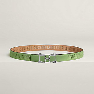 Arabesque belt buckle & Reversible leather strap 24 mm | Hermès 