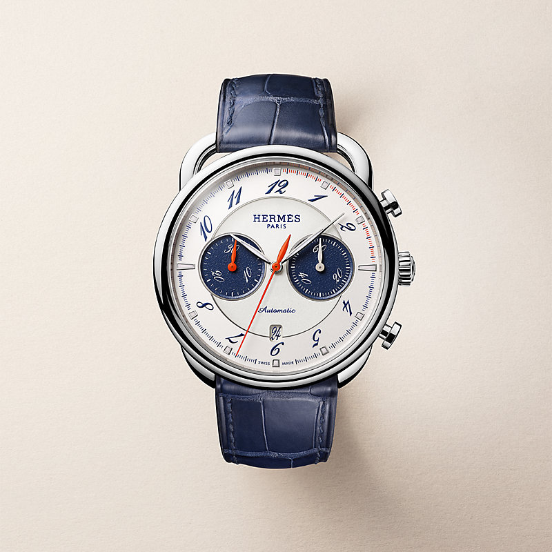 Arceau Chronographe watch, 42 mm | Hermès USA