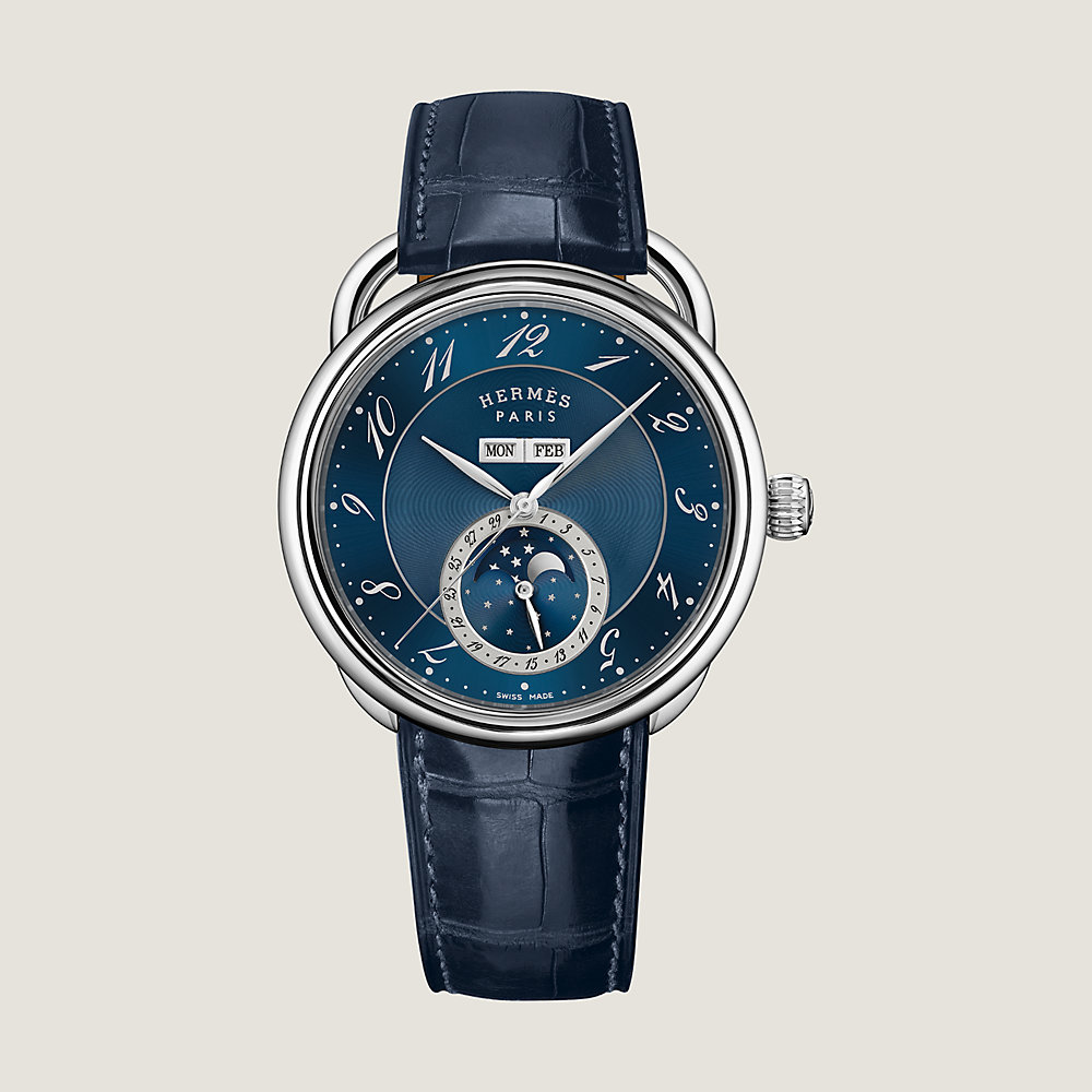 Arceau Grande Lune watch, 43 mm | Hermès Canada