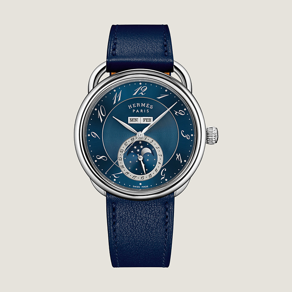 Arceau Grande Lune watch, 43 mm | Hermès UAE