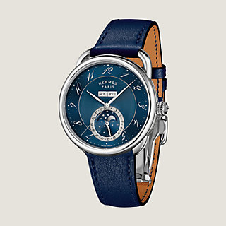 Arceau Grande Lune watch, 43 mm | Hermès UAE