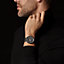 Arceau Le Temps Voyageur watch, 41&nbsp;mm, View: Worn, worn, view 3 of 4