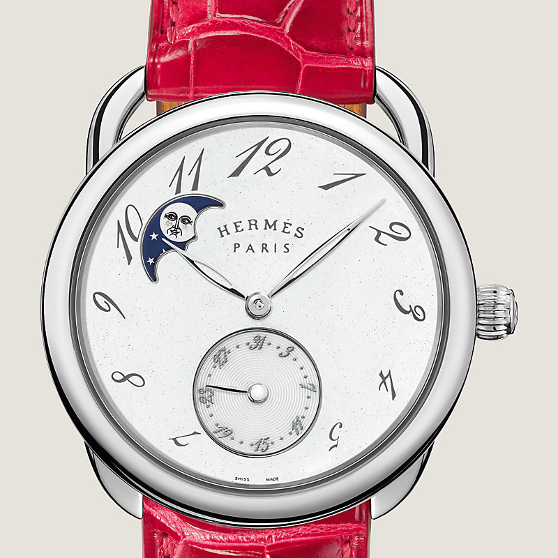 Arceau Petite Lune watch, Large model, 38 mm | Hermès Canada