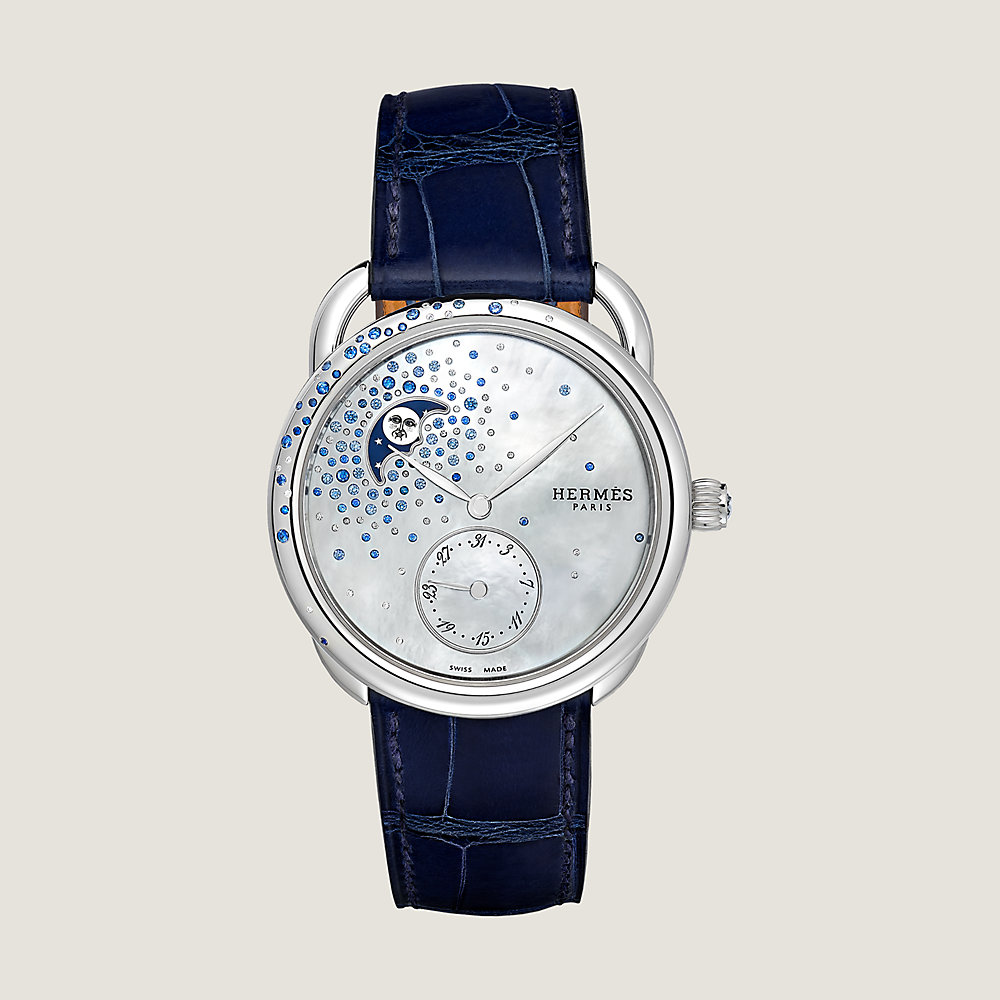 Arceau Petite Lune watch, Large model, 38 mm