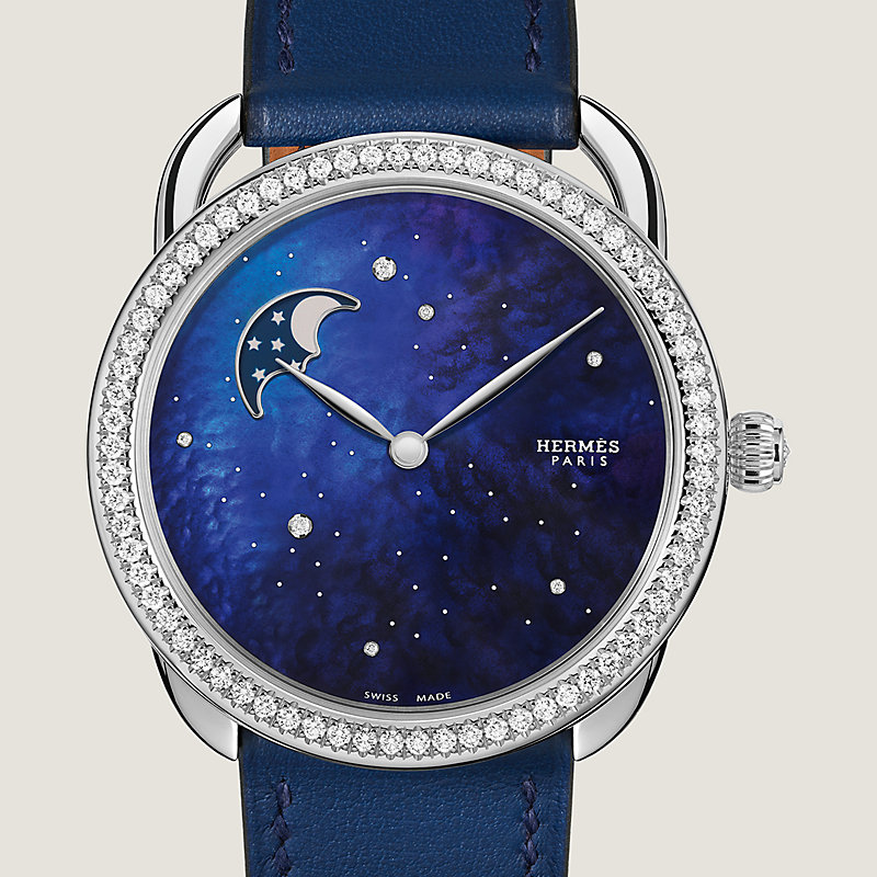 Arceau Petite Lune watch, Large model, 38&nbsp;mm