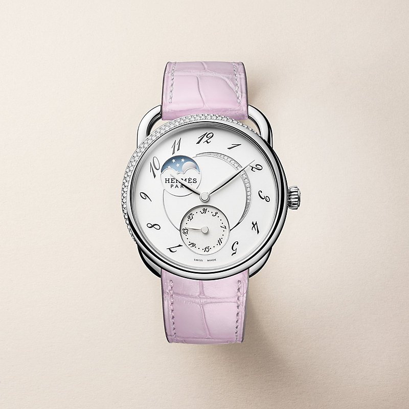 Arceau Petite Lune watch, Large model, 38 mm