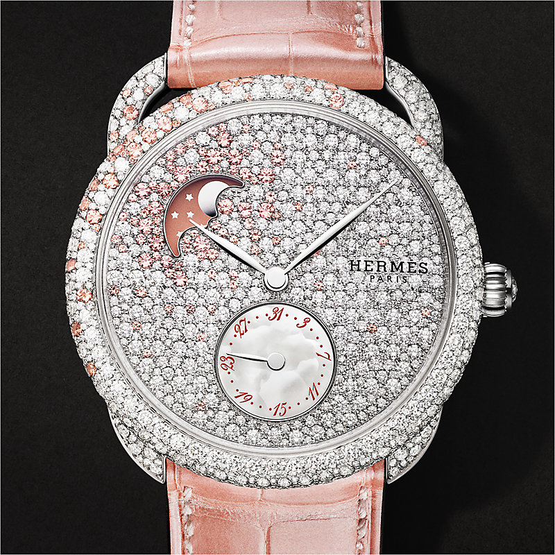 Arceau Petite Lune小月相腕錶，大型，38&nbsp;mm