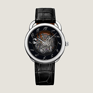 激安先着 Arceau Squelette watch, 40 mm | Hermès USA 時計