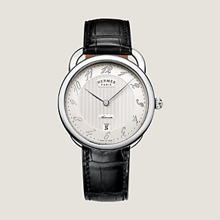 Hermes Arceau Ladies Watch - 18K Gold Plated & Stainless