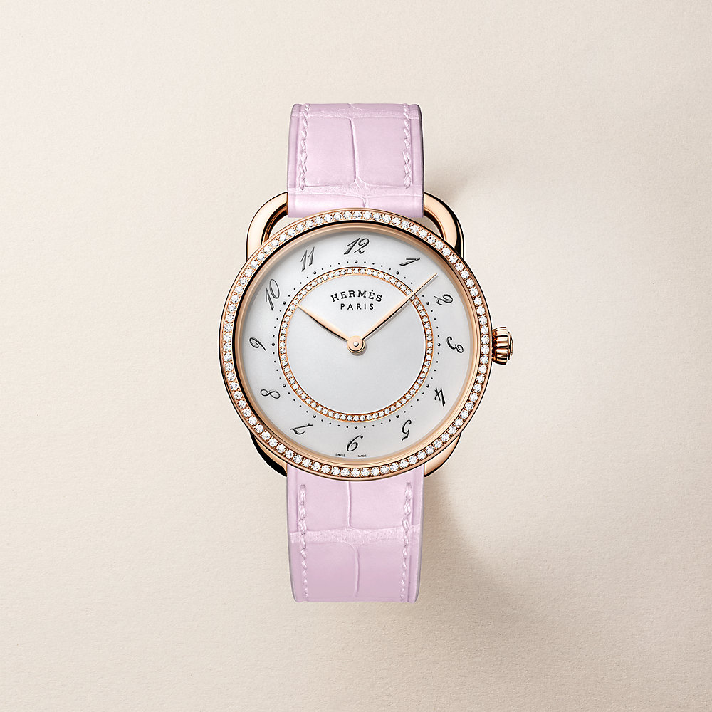 Hermes アンタンポレル 36 arceau-watch-large-model-36mm-