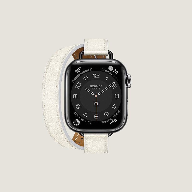 Armband Apple Watch Hermès Double Tour 41&nbsp;mm Attelage