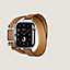 Armband Apple Watch Hermès Double Tour 42&nbsp;mm Hapi Attelage, Ansicht: Vorderansicht, front, Ansicht 3 von 4
