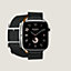 Armband Apple Watch Hermès Double Tour 46&nbsp;mm Hapi, Ansicht: Vorderansicht, front, Ansicht 4 von 4