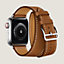 Armband Apple Watch Hermès Double Tour Long 40&nbsp;mm..., Ansicht: Rückenansicht, back, Ansicht 2 von 4