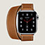 Armband Apple Watch Hermès Double Tour Long 40&nbsp;mm..., Ansicht: Vorderansicht, front, Ansicht 4 von 4
