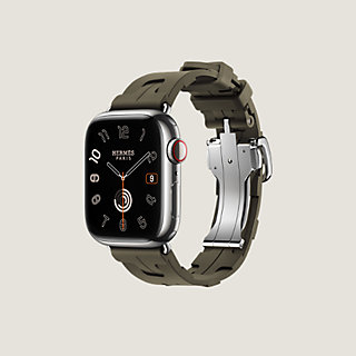 Armband Apple Watch Hermès Single Tour 41 mm mit Faltschließe Kilim