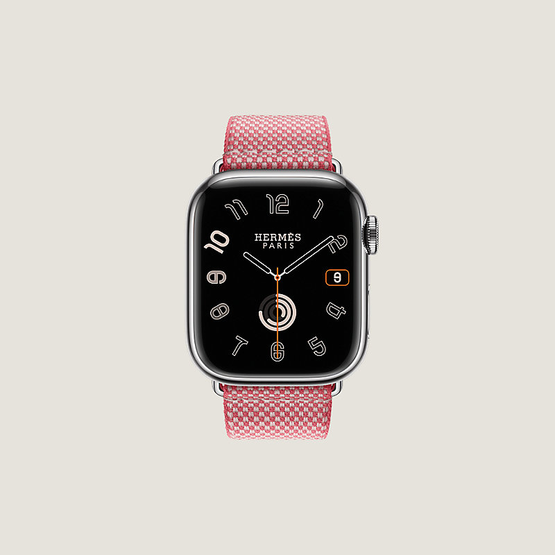 Armband Apple Watch Hermès Single Tour 41 mm Toile H | Hermès 