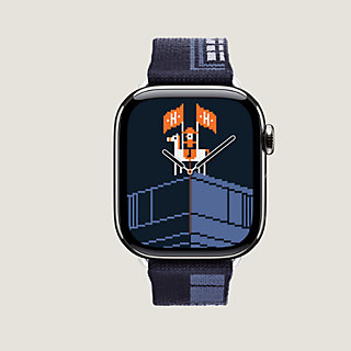 2210 Apple Watch エルメス　ゼフィール　ブルー　HERMES二重 Armband Apple Watch Hermès Single Tour 42 mm Faubourg Party