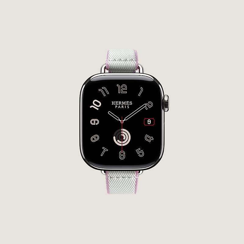 Armband Apple Watch Hermès Single Tour 42&nbsp;mm Twill Jump Attelage