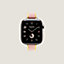 Armband Apple Watch Hermès Single Tour 42&nbsp;mm Twill Jump Attelage, Ansicht: Vorderansicht, front, Ansicht 4 von 4