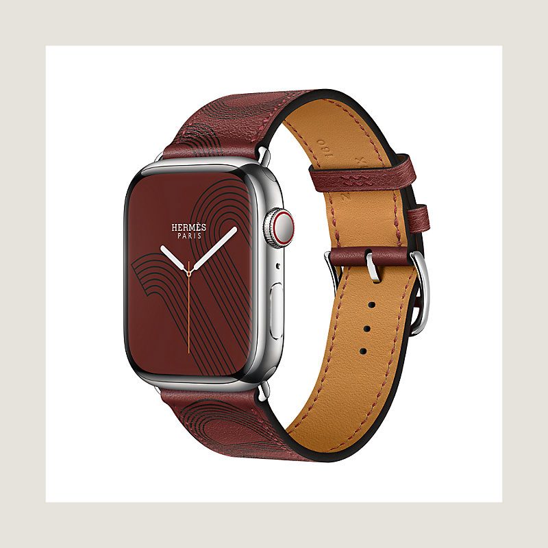 Armband Apple Watch Hermès Single Tour 45 mm