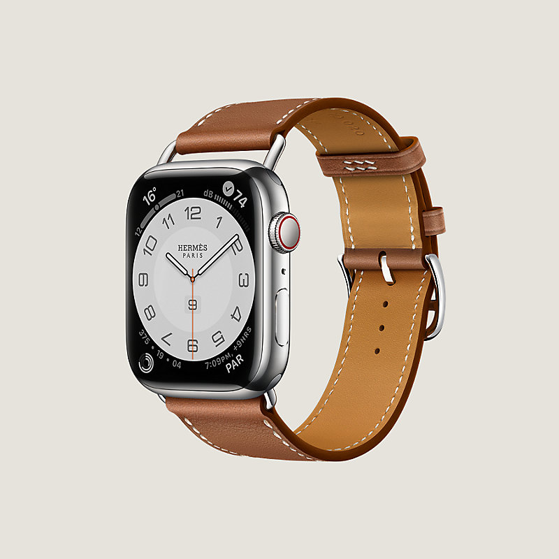 Armband Apple Watch Hermès Single Tour 45&nbsp;mm Attelage