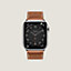 Armband Apple Watch Hermès Single Tour 45&nbsp;mm H Diagonal, Ansicht: Vorderansicht, front, Ansicht 4 von 4