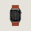 Armband Apple Watch Hermès Single Tour 45&nbsp;mm H Diagonal, Ansicht: Vorderansicht, front, Ansicht 4 von 4