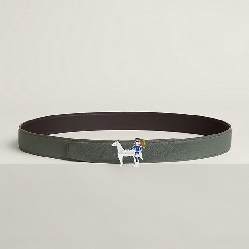 アクセサリー Hermes Belt & Buckle Artificier belt buckle & Reversible leather strap 32 mm