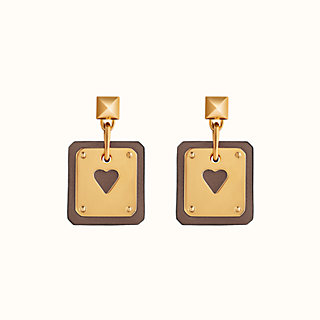 hermes cube earrings