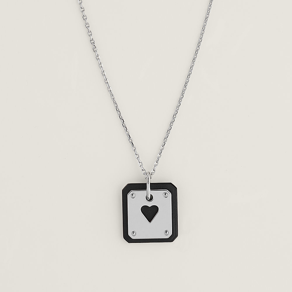 hermes as de coeur pendant