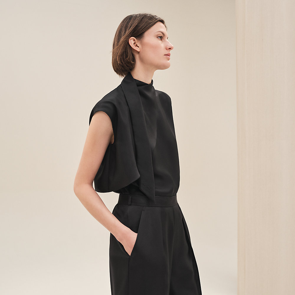 Ascot collar blouse | Hermès UK