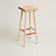 Ash tree stool GM, View: Worn, worn, view 1 of 4